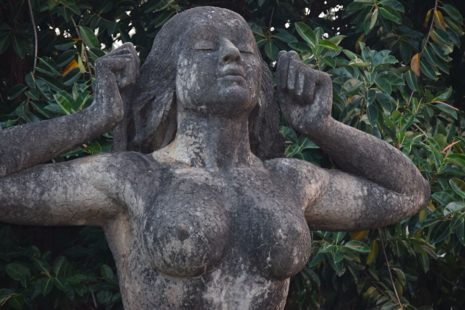 Nikon D3300 sample photo. Sculpture, statue, nude women photography