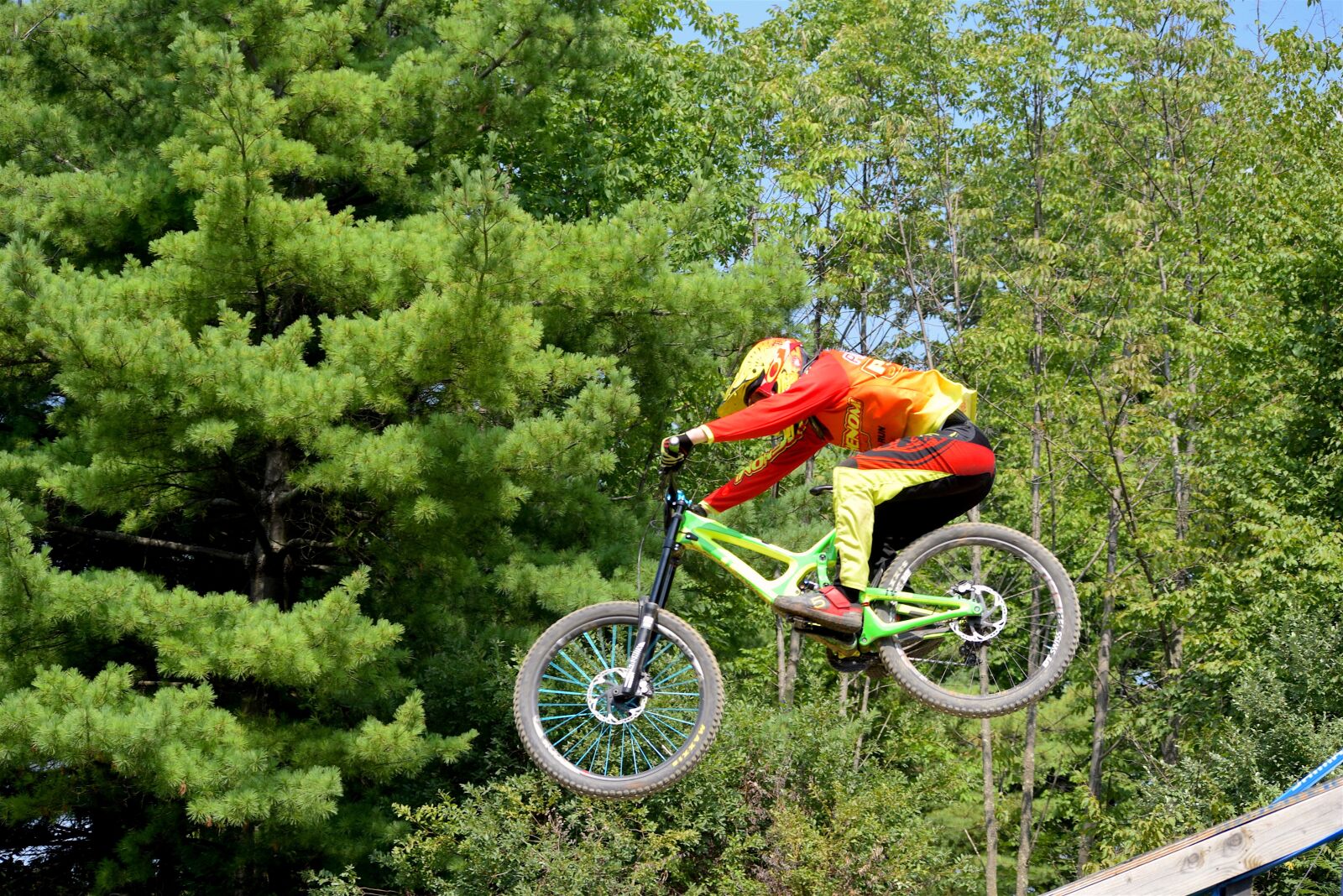 Nikon D3300 sample photo. Biker, mountain bike, jump photography