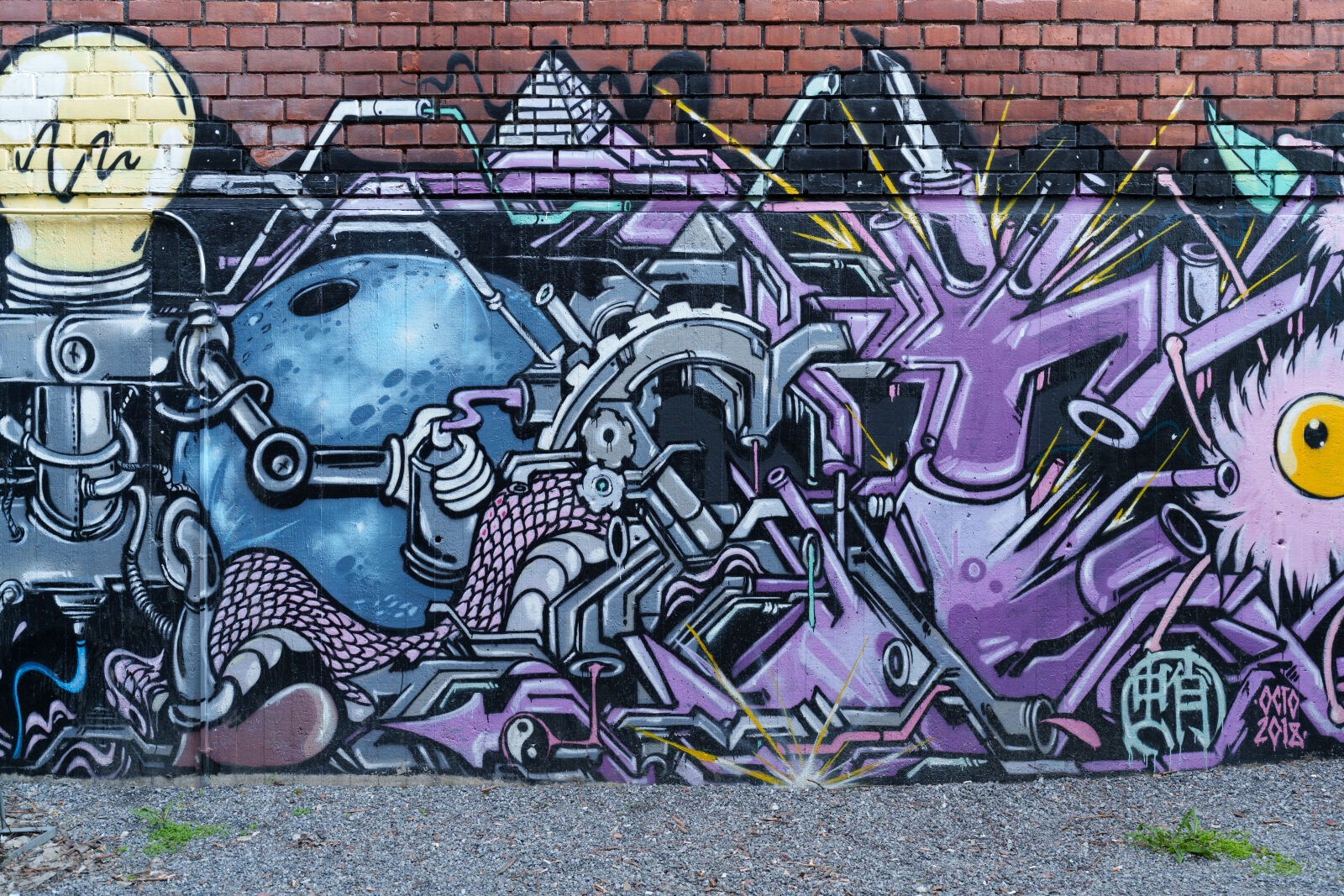 Sony a7R V sample photo. Graffiti wall photography