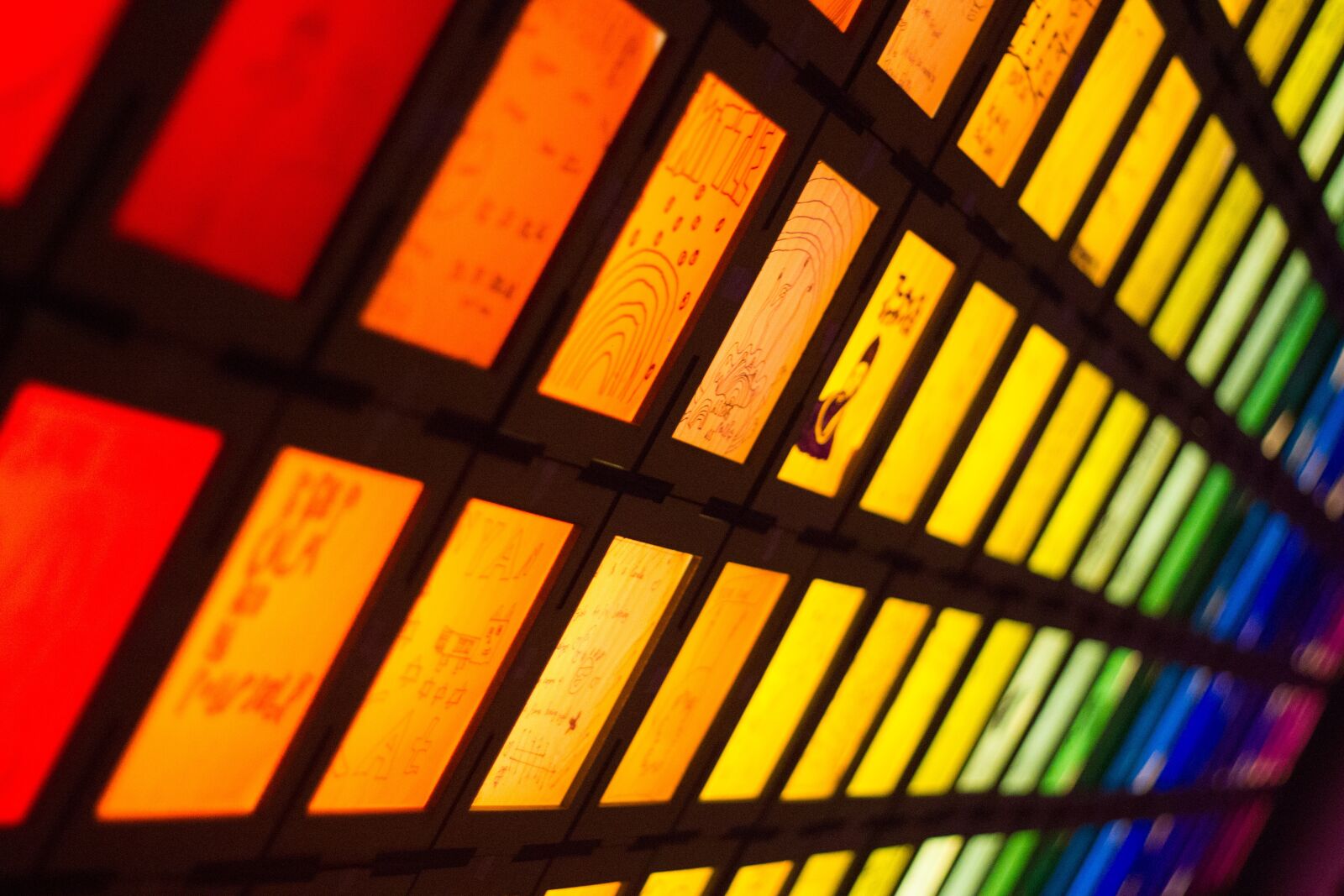 Canon EOS 550D (EOS Rebel T2i / EOS Kiss X4) + Canon EF 50mm F1.8 II sample photo. Rainbow, lights, art photography