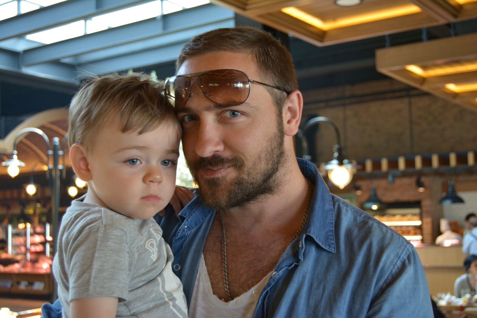 Nikon D5200 sample photo. Dad, kids, family photography