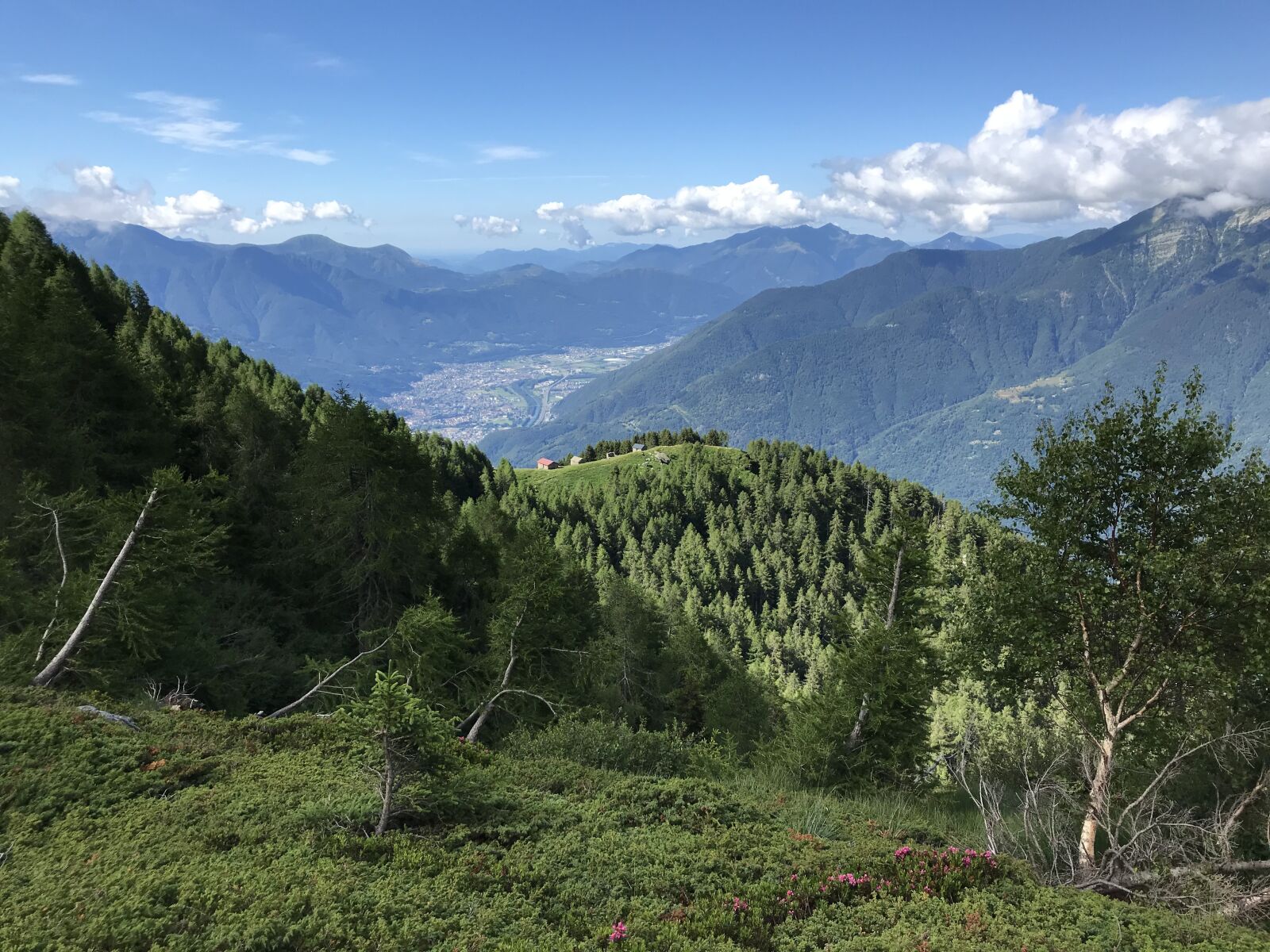 iPhone 7 back camera 3.99mm f/1.8 sample photo. Towards landarenca, alpine route photography