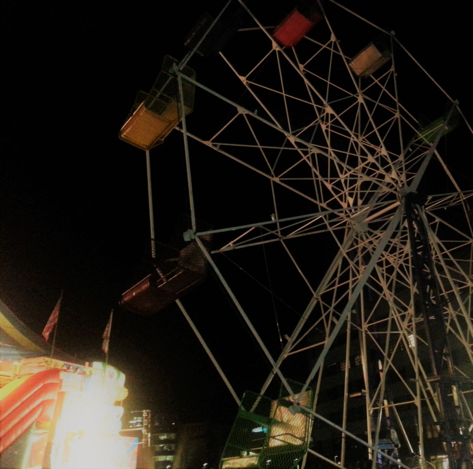 Samsung Galaxy S3 sample photo. Ferris, wheel, night photography