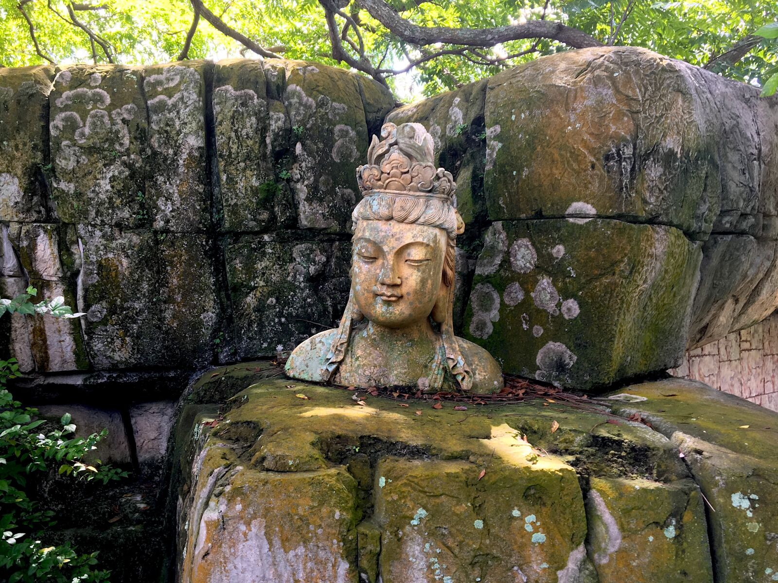 Apple iPhone 6s sample photo. Goddess, statue, head photography