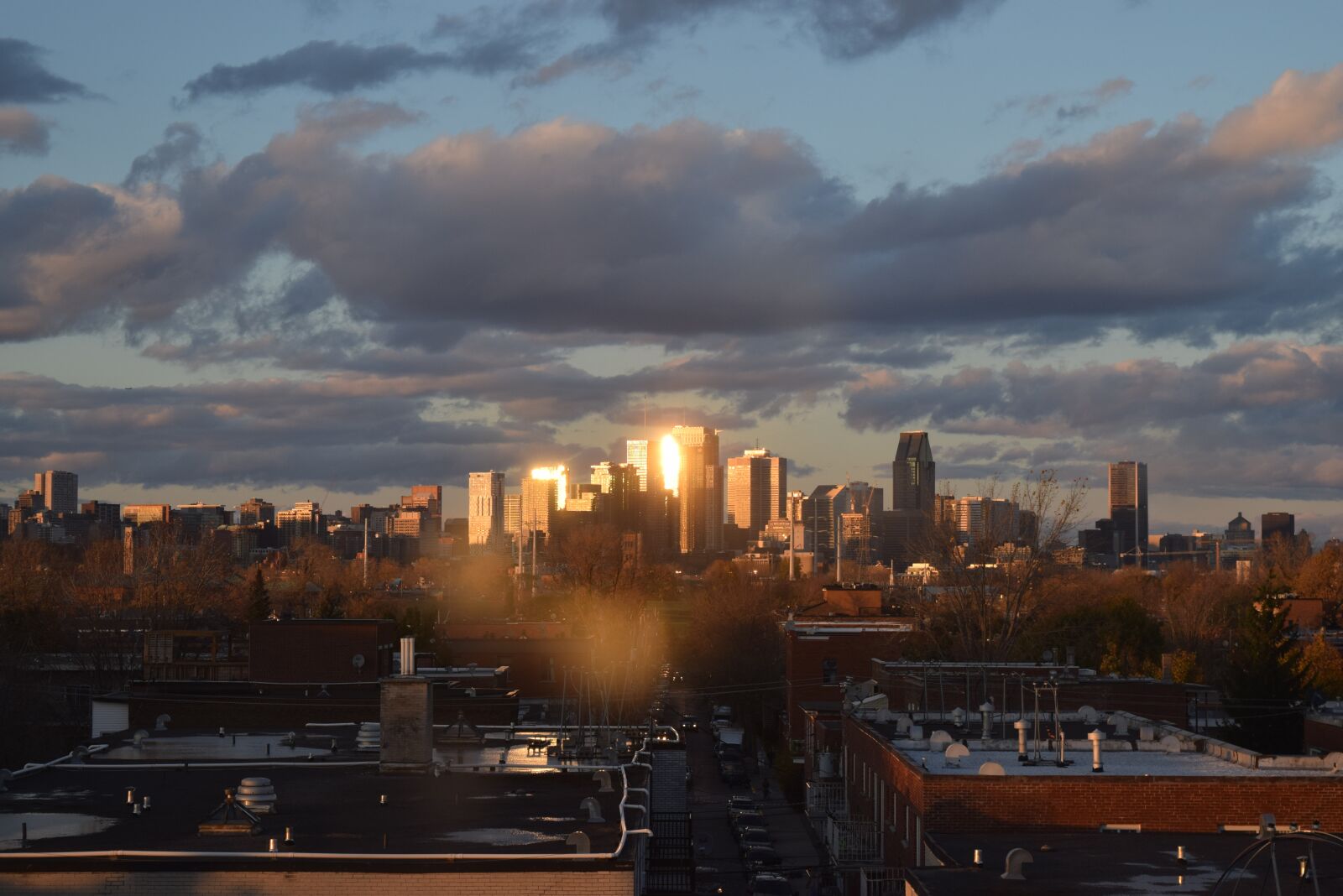 Nikon D3300 sample photo. City, sunset, clouds photography