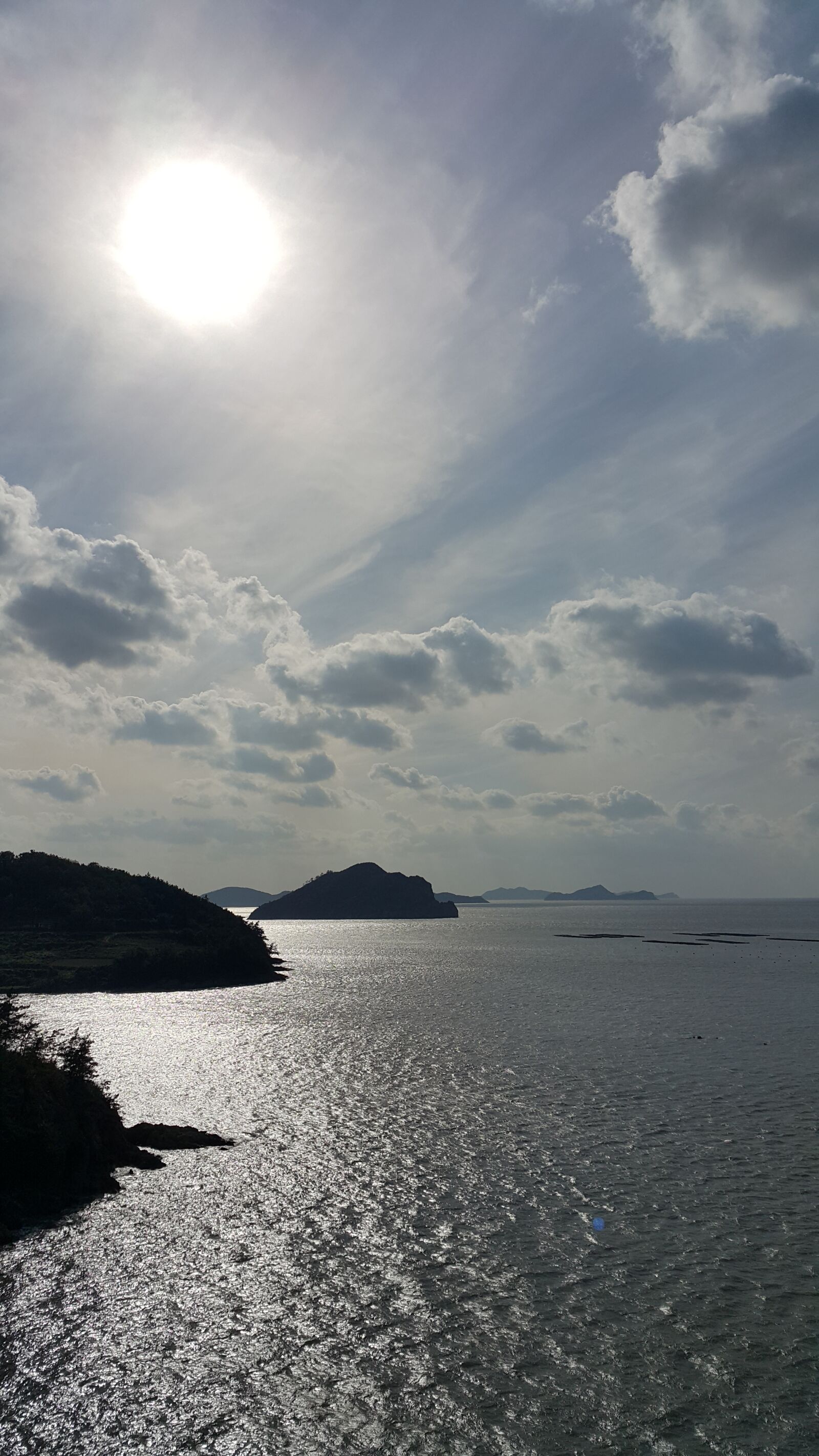 Samsung Galaxy Note4 sample photo. Sea, sky, solar photography