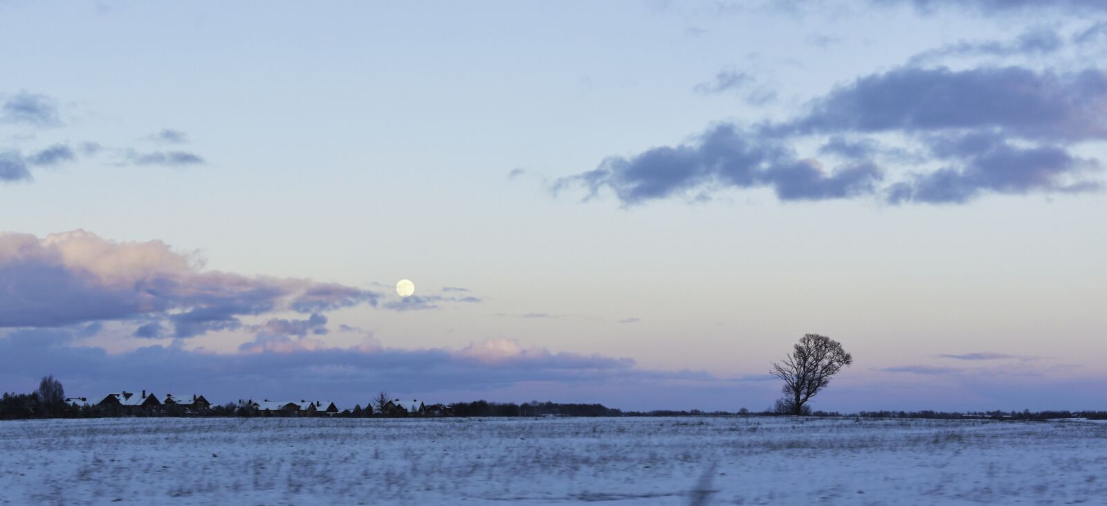 Nikon D7200 sample photo. Sky, moon, colorful clouds photography
