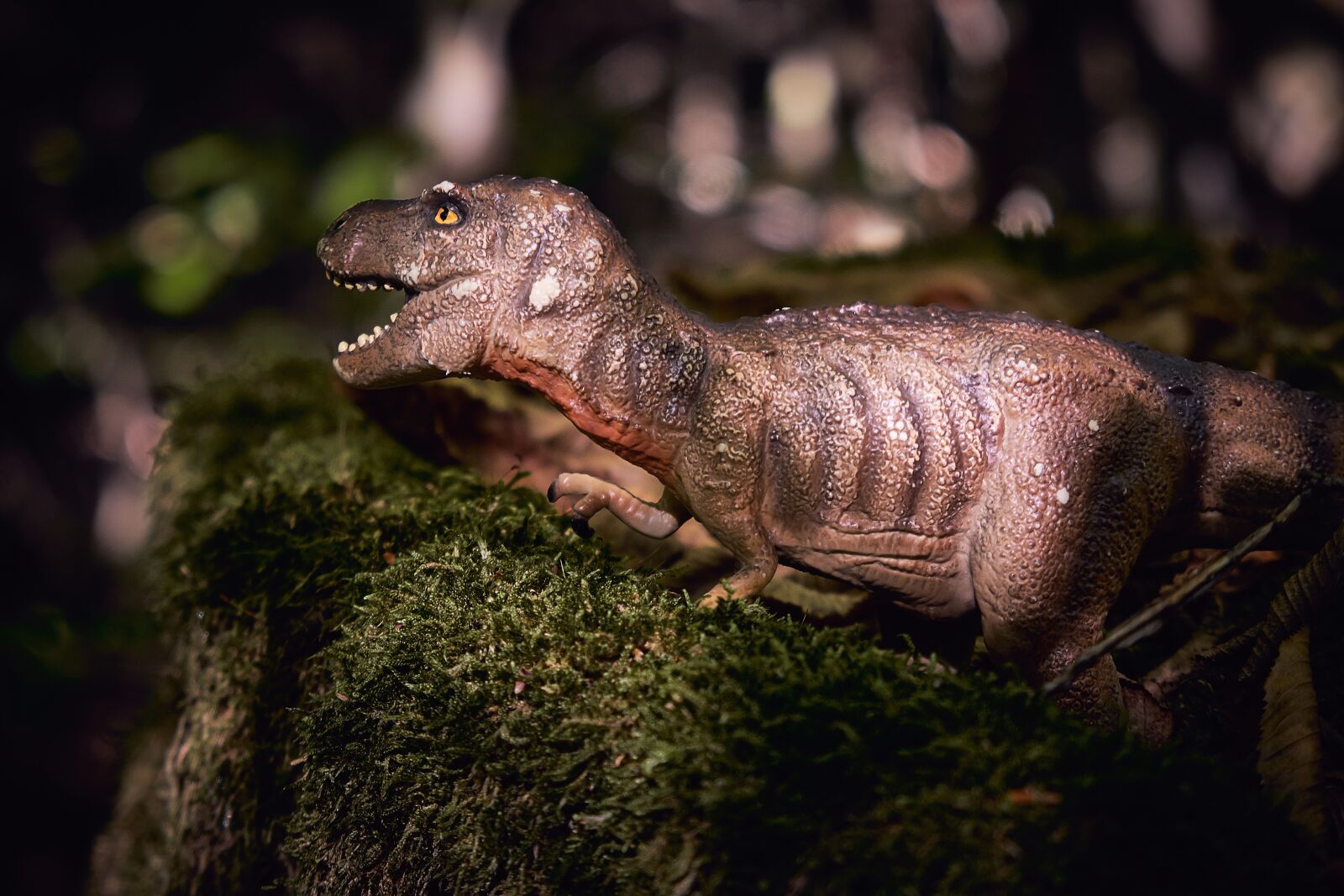 Fujifilm X-T20 sample photo. Dinosaur, forest, dino photography