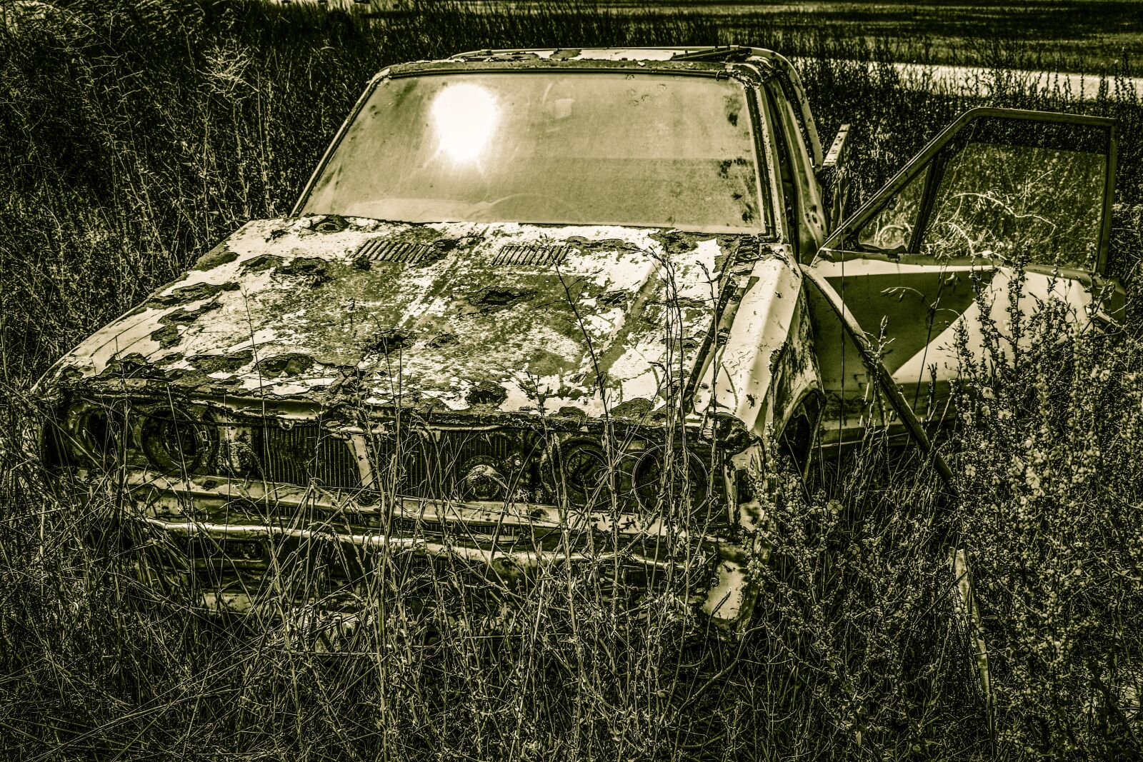 Nikon D3300 sample photo. Old car, rusty, vehicle photography