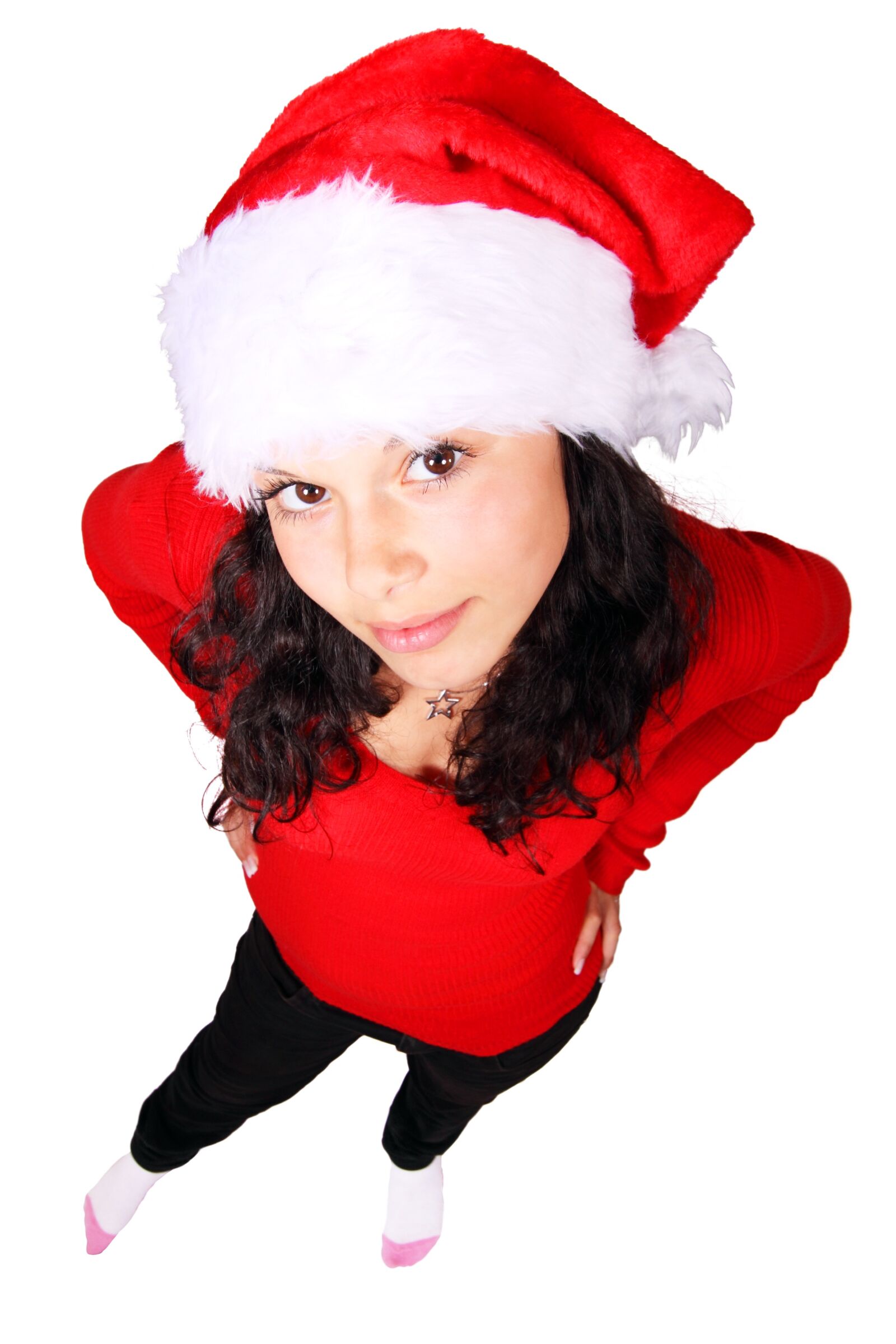 Canon EOS 50D sample photo. Woman, standing, wearing, red photography