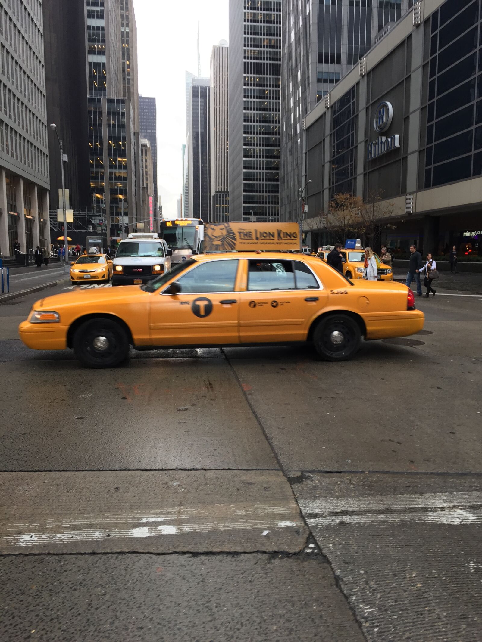 iPhone 6 Plus back camera 4.15mm f/2.2 sample photo. New, york, yellow, taxi photography