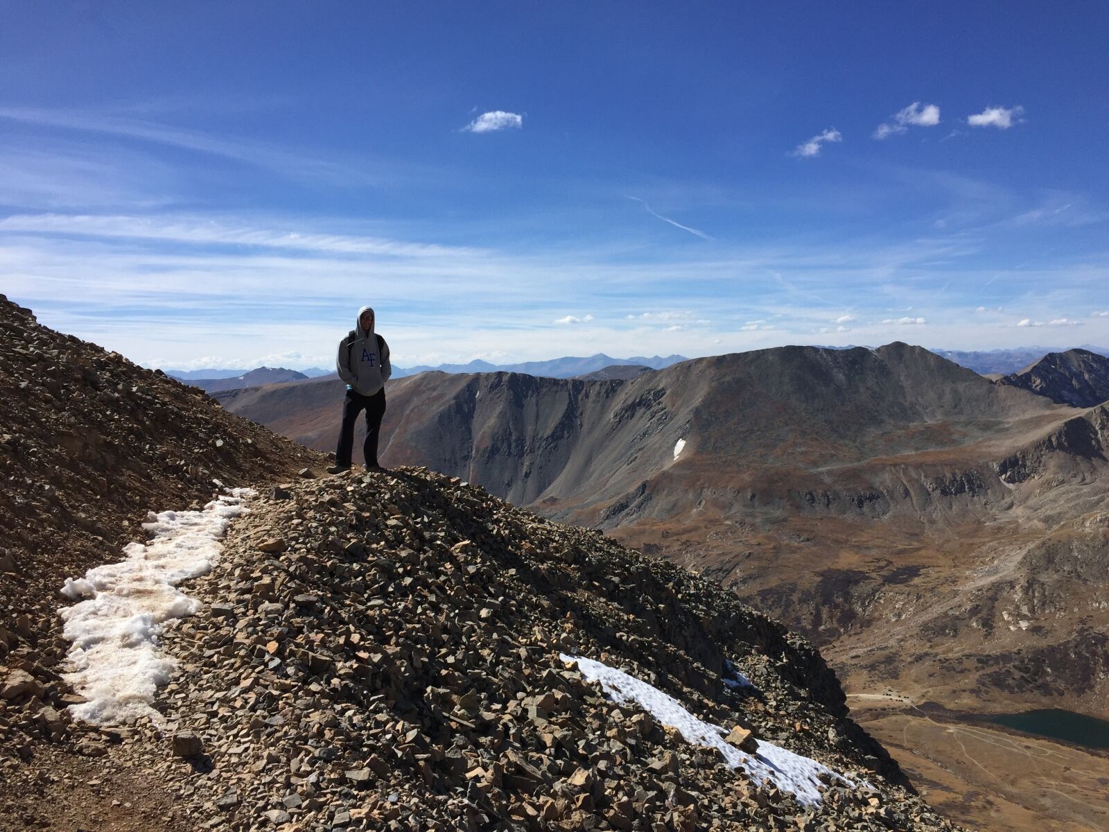 Apple iPhone 6 sample photo. Hiking, conquer, mountain photography