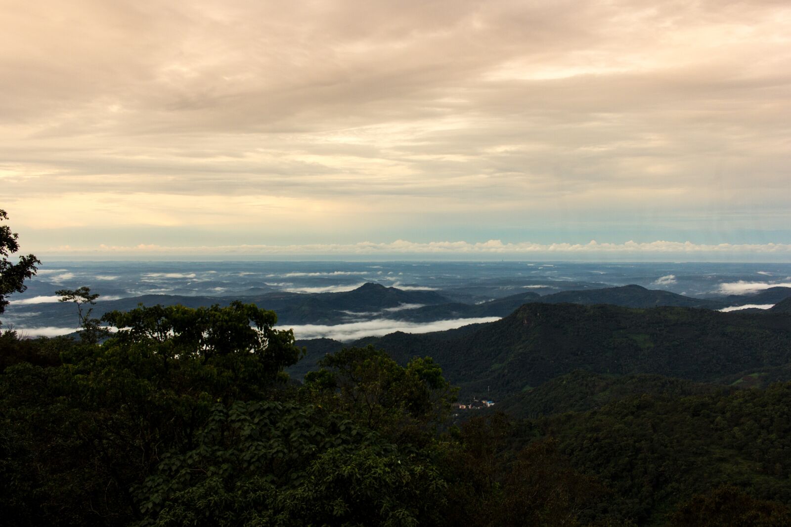Canon EOS 60D + Canon EF-S 24mm F2.8 STM sample photo. Valley, clouds, dark photography