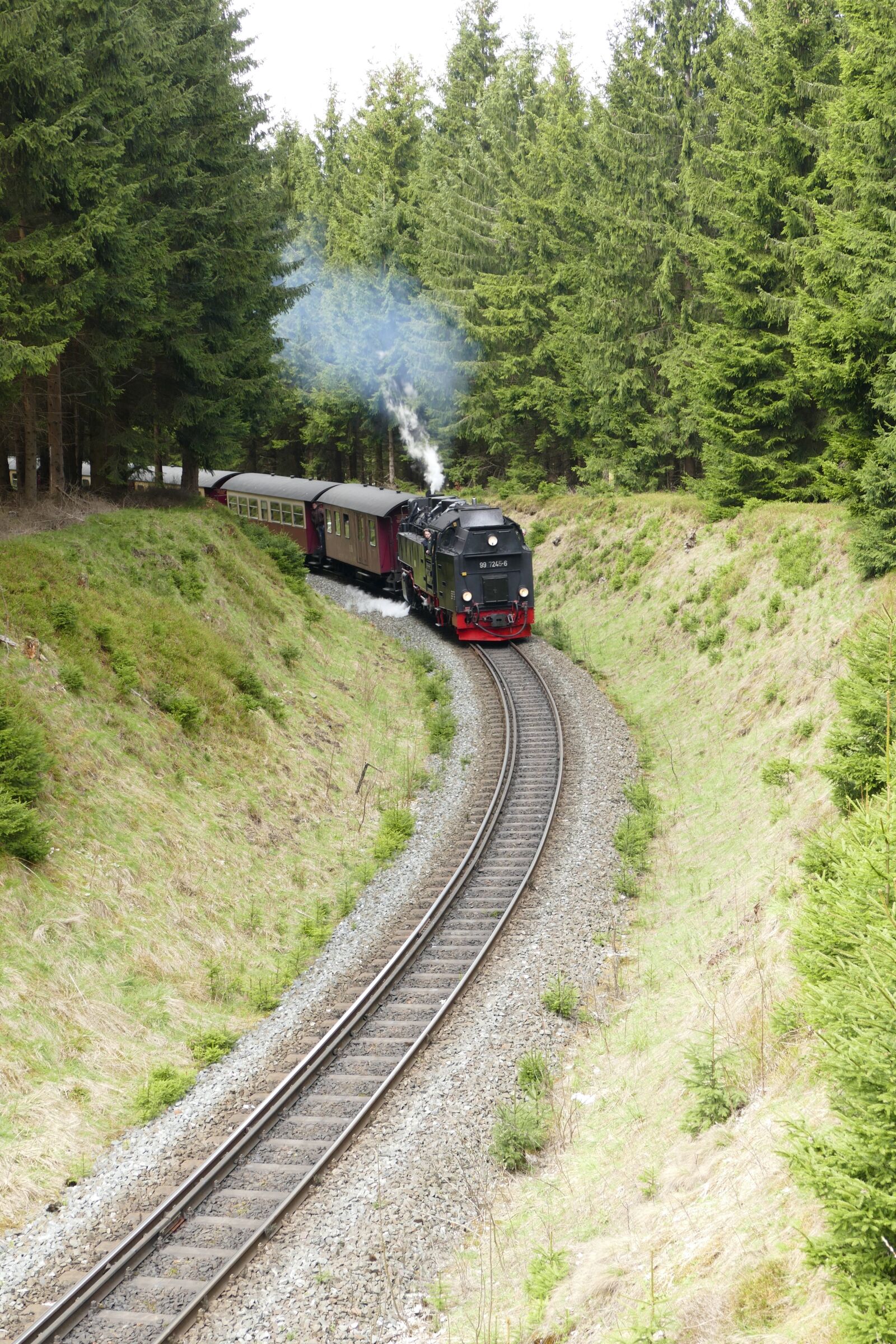 Panasonic Lumix DMC-FZ1000 sample photo. Harzquerbahn, railway, narrow gauge photography