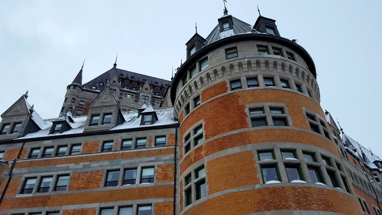 Samsung GALAXY S6 edge sample photo. Castle, québec, winter photography