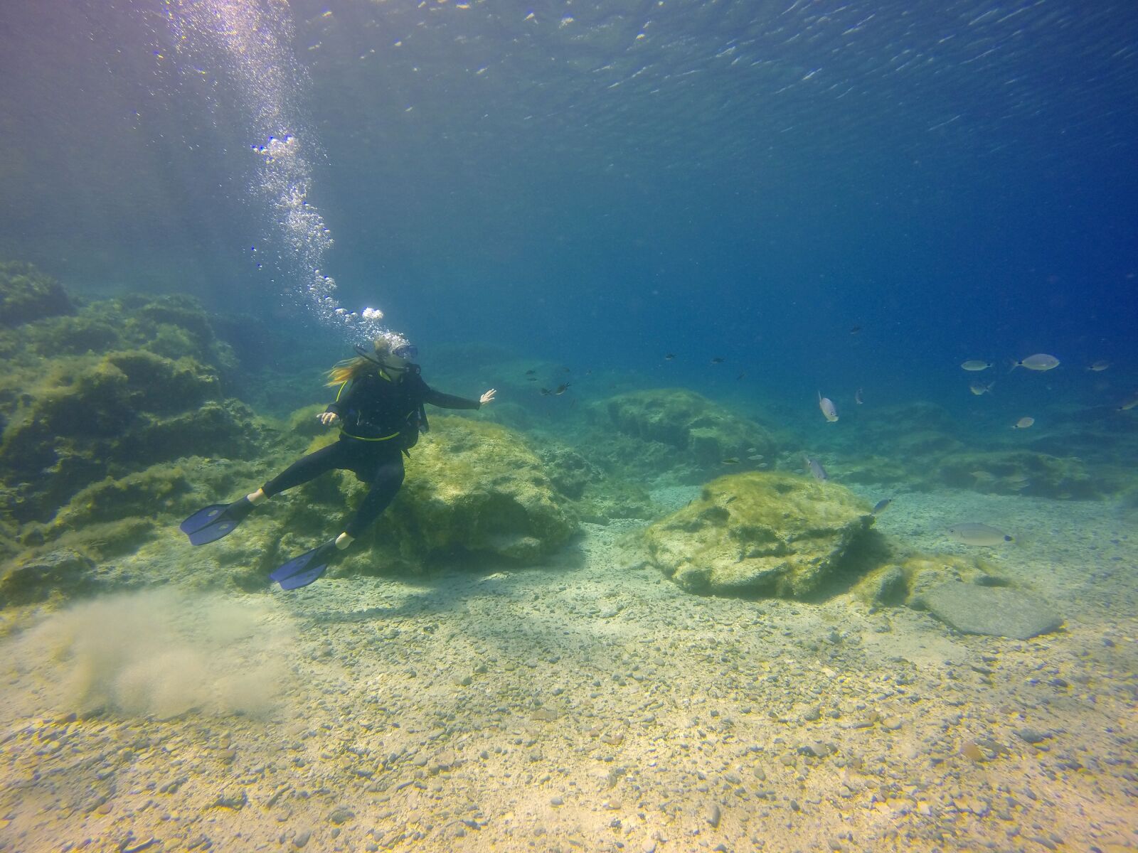 GoPro HERO4 Silver sample photo. Diving, girl, underwater photography