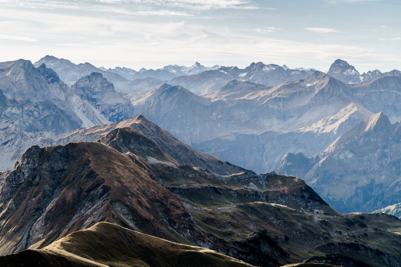 Sony a6000 + Sony E PZ 18-105mm F4 G OSS sample photo. Oberstdorf, foghorn, mountains photography