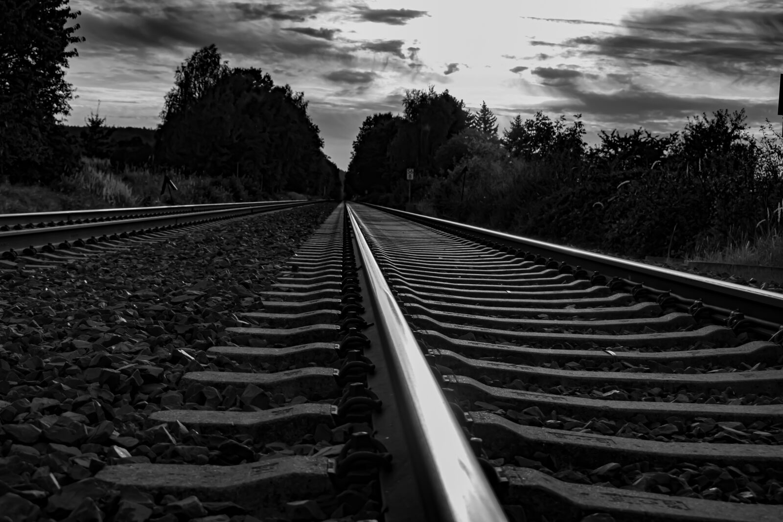 Nikon D5300 sample photo. Railway line, railway tracks photography