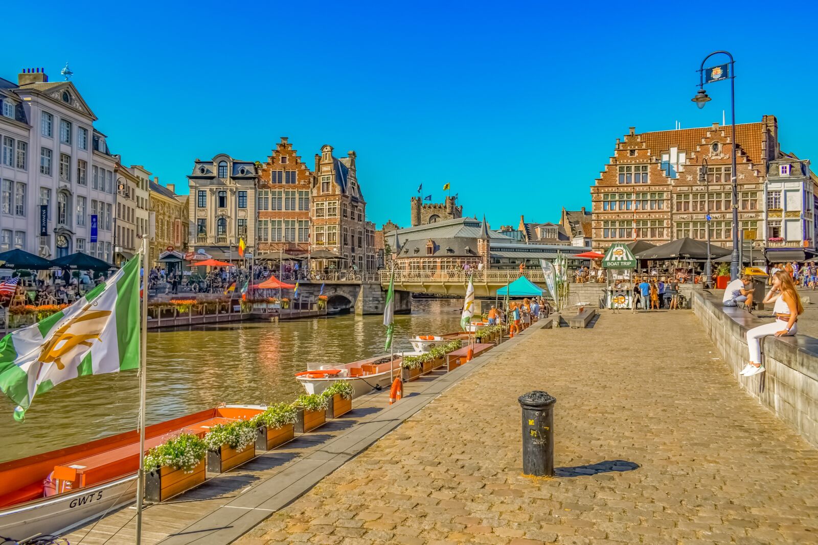 Nikon D3300 sample photo. Ghent, belgium, promenade photography