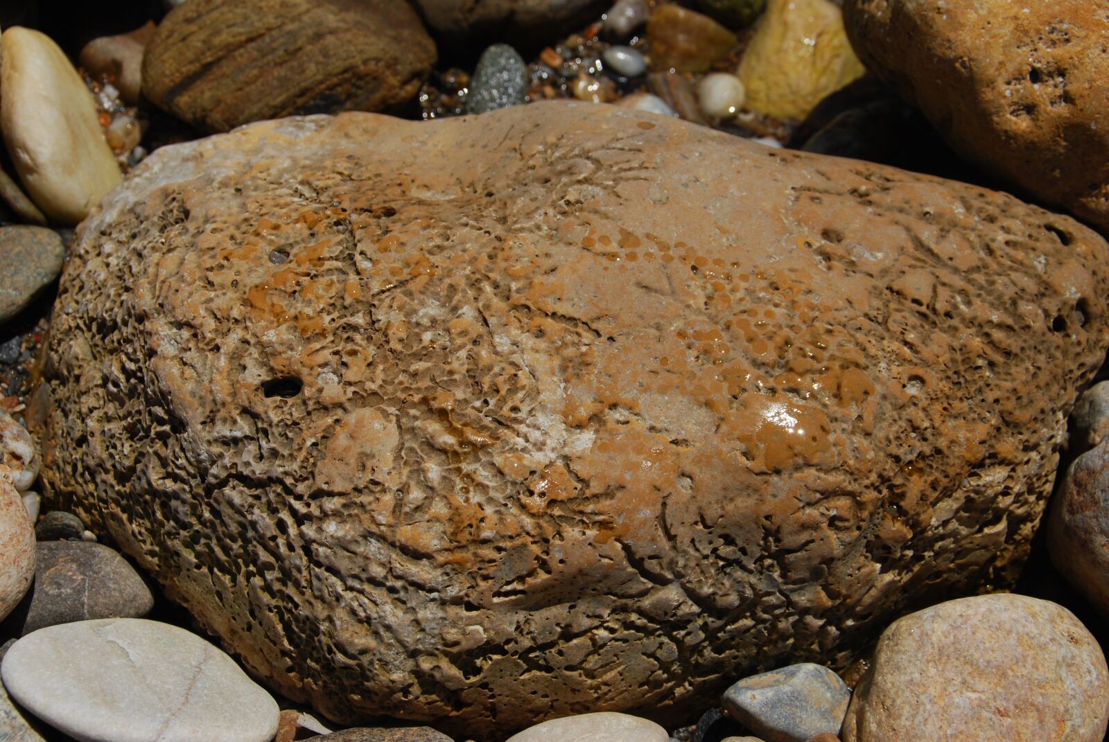 Nikon D60 sample photo. Stone, water, sea photography