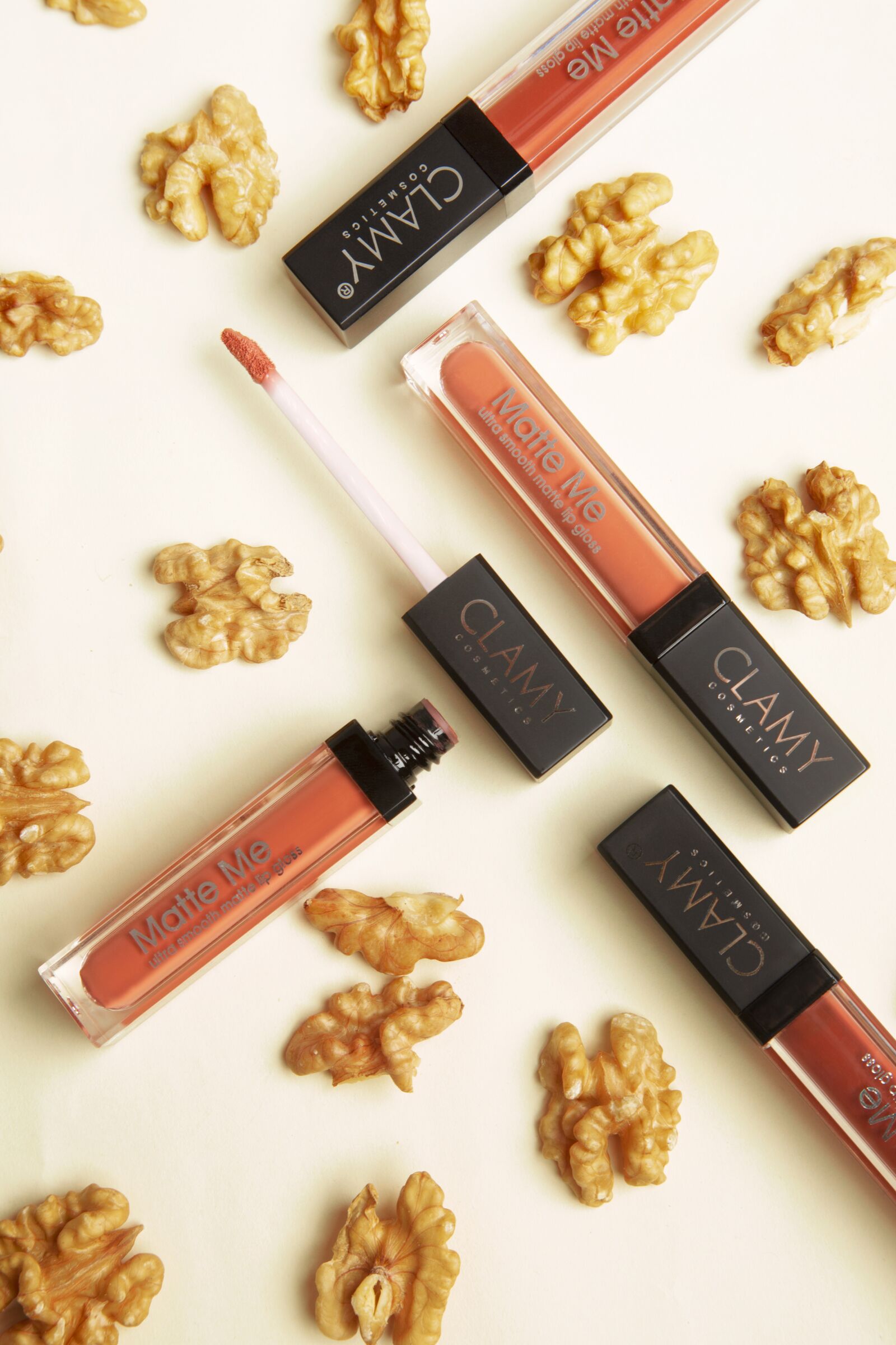 Canon EF 24-105mm F4L IS USM sample photo. Clamy cosmetics matte lipgloss photography
