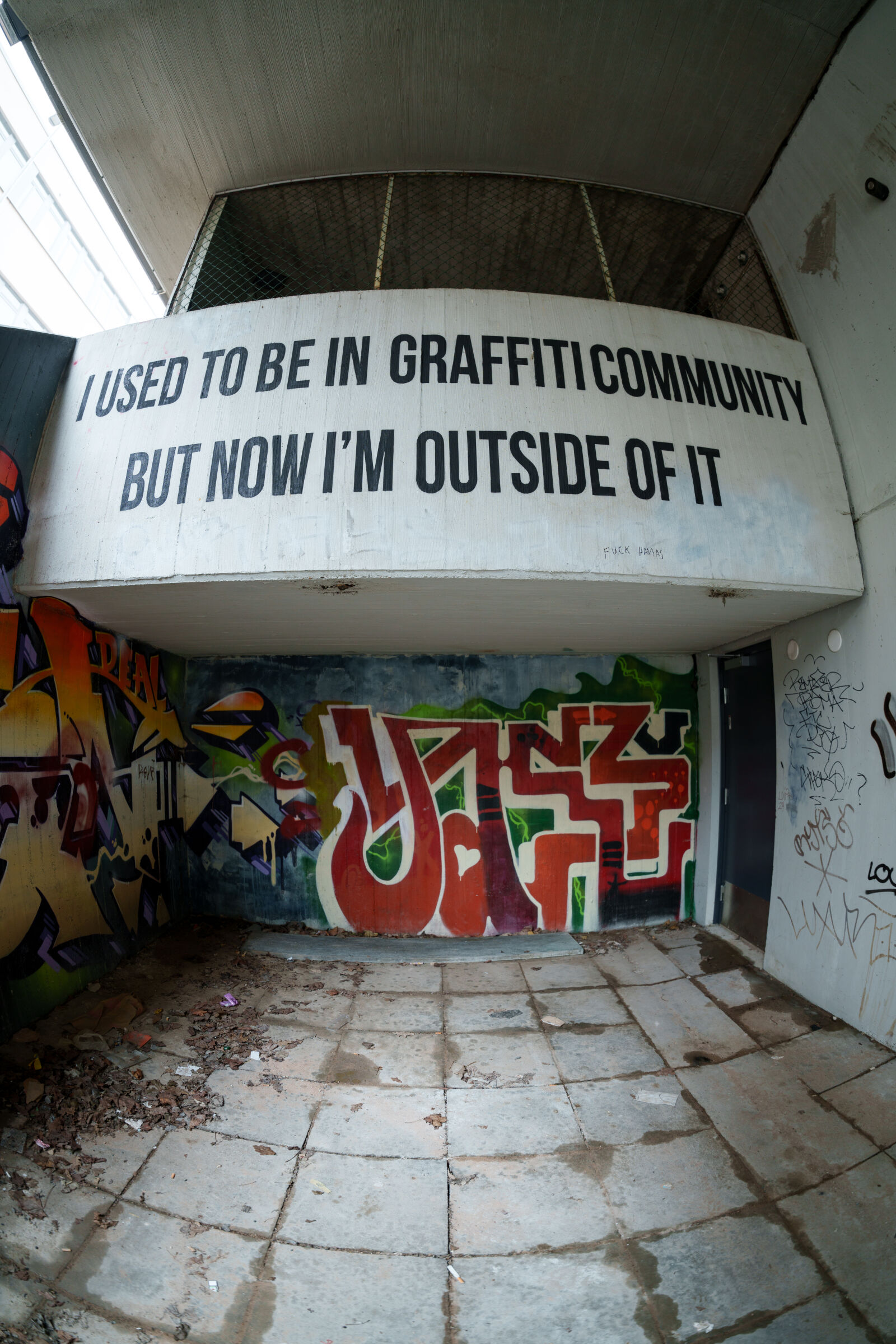 Sigma 15mm F1.4 DG DN Diagonal Fisheye Art sample photo. Graffiti community photography