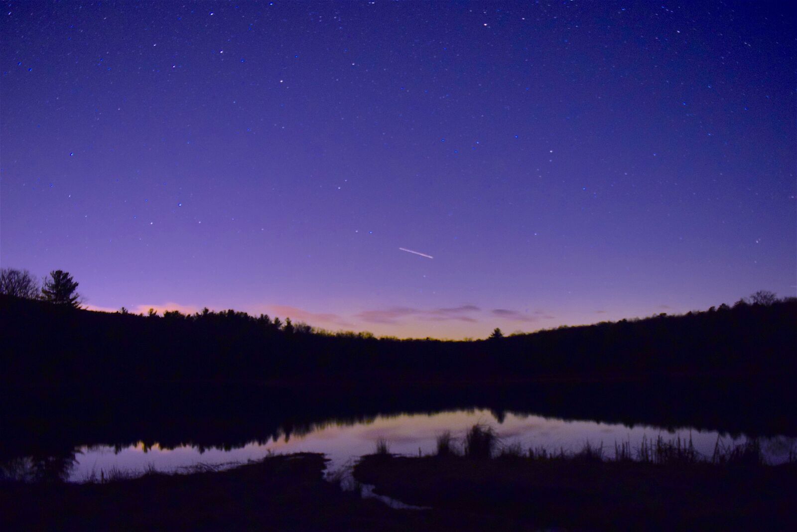Nikon D3300 sample photo. Sunset, lake, trees photography