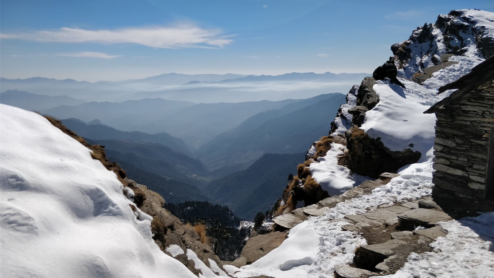OnePlus 5 sample photo. View, snow, mountains photography