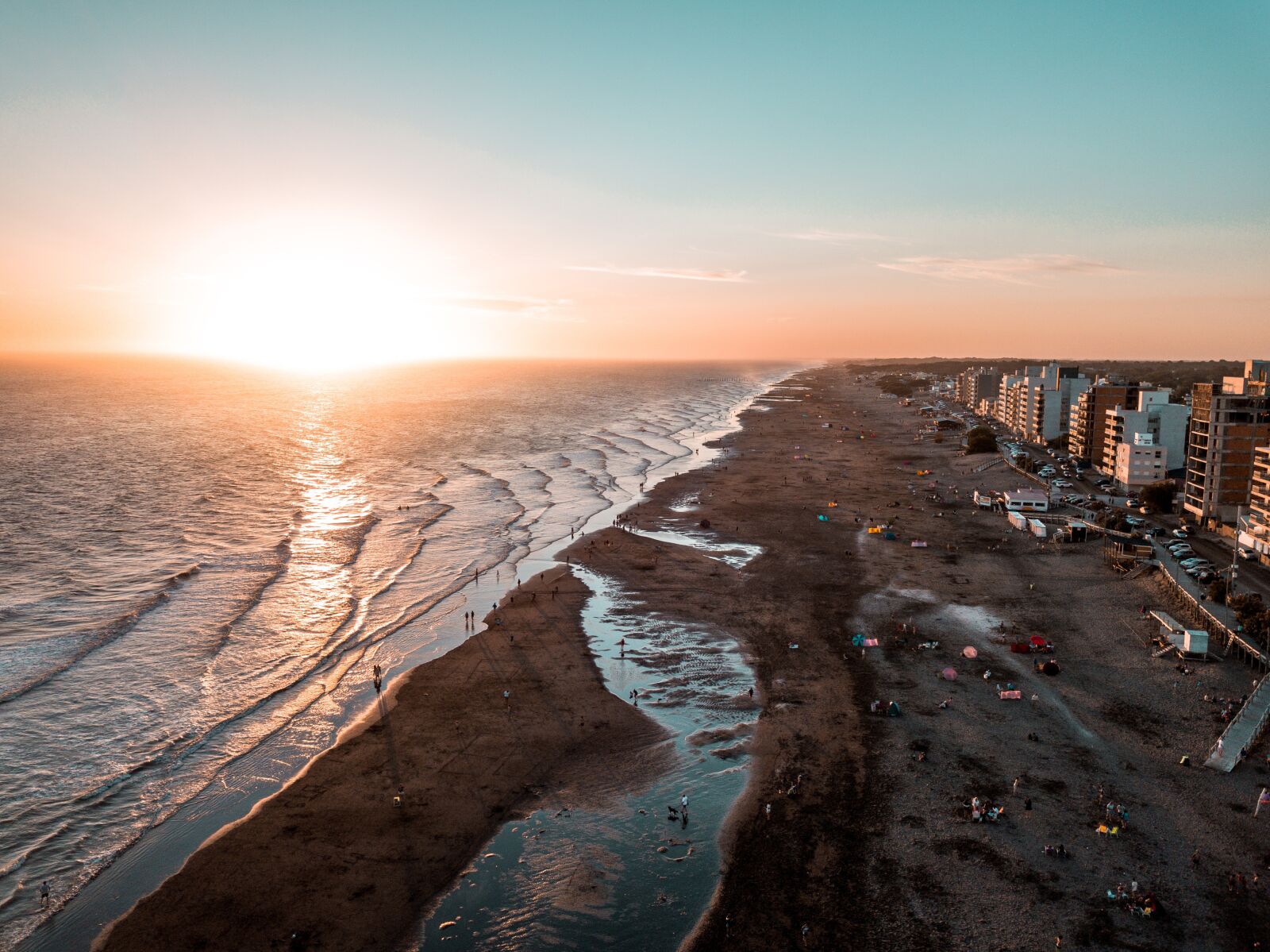 DJI FC220 sample photo. Sunset, beach, costa photography