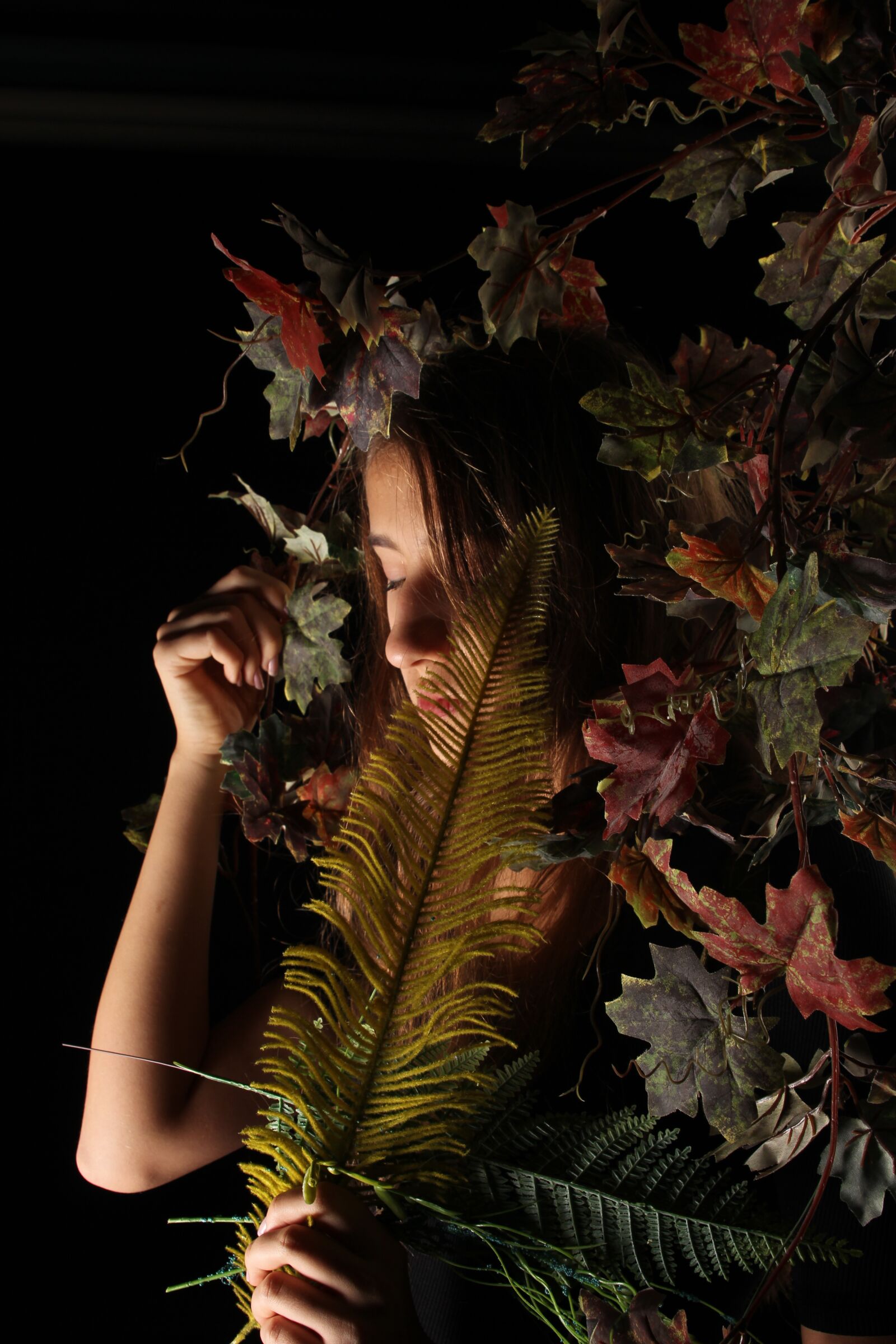 Canon EOS 60D sample photo. Girl, dark, face photography