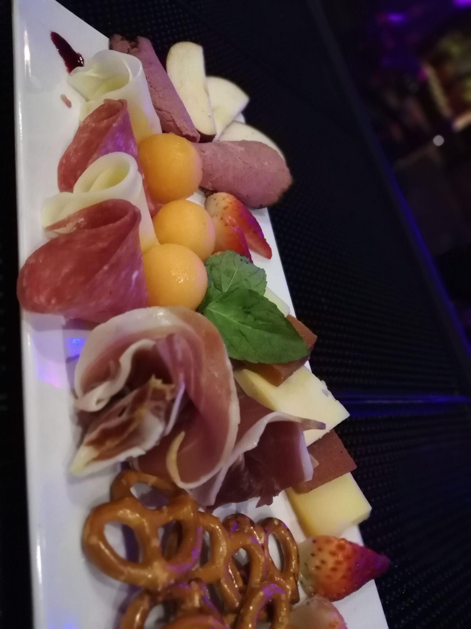 HUAWEI P20 lite sample photo. Snack, prosciutto, cheese photography