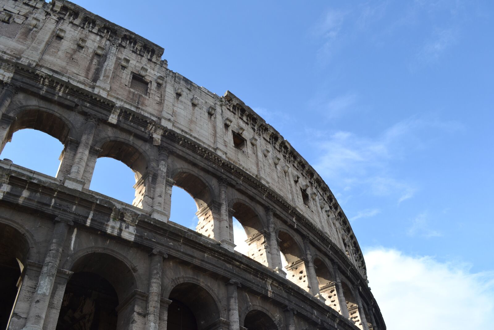 Nikon D3100 sample photo. Blue, rome, colosseum photography