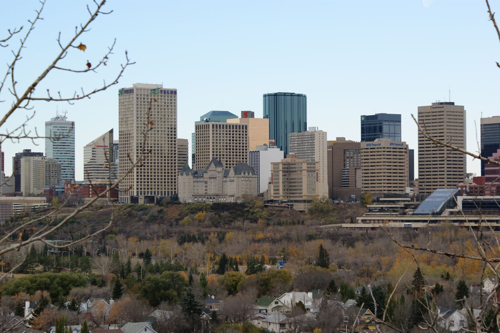 Sony Alpha DSLR-A350 sample photo. Edmonton, city, downtown photography