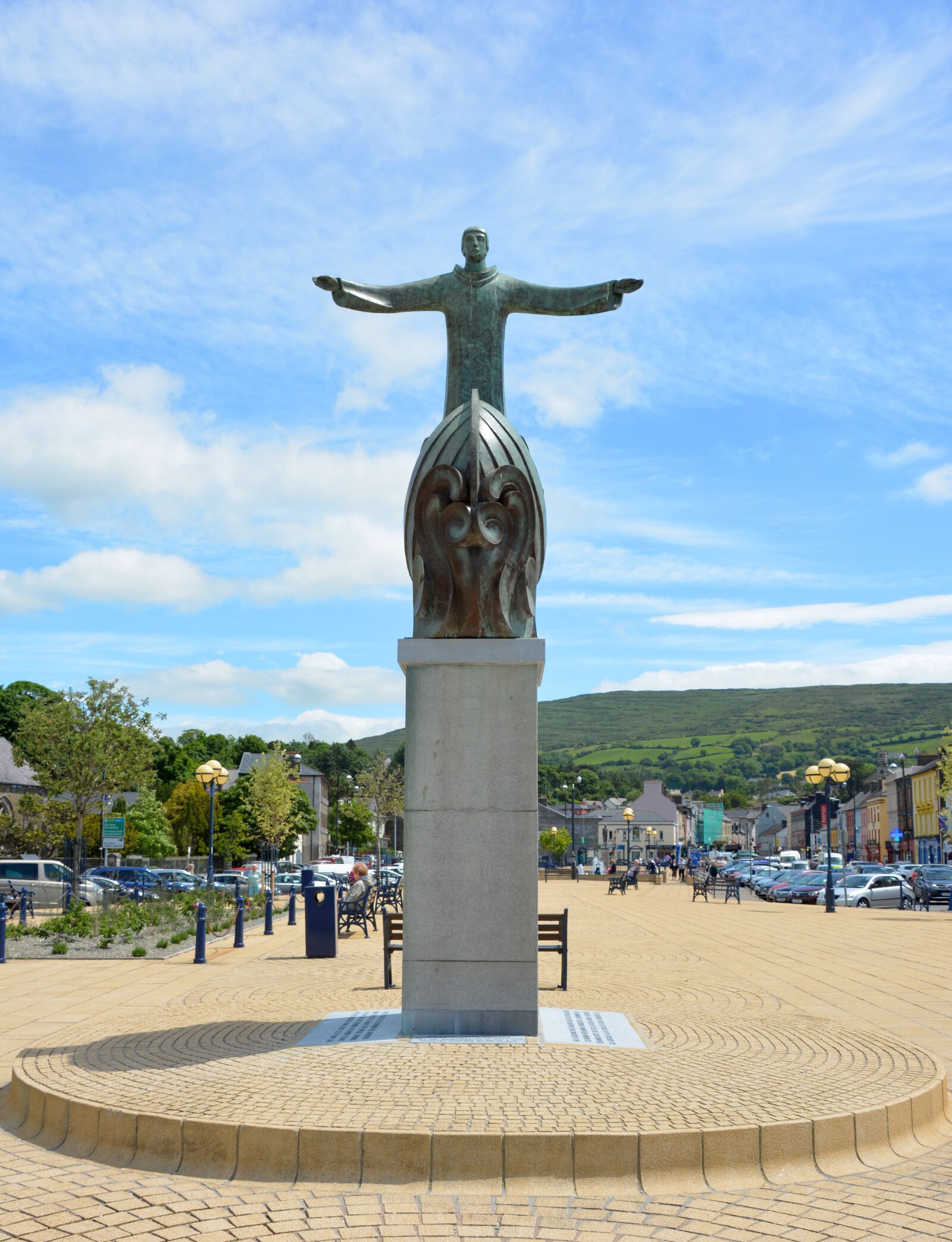Nikon D5200 sample photo. Statue, bantry, ireland photography