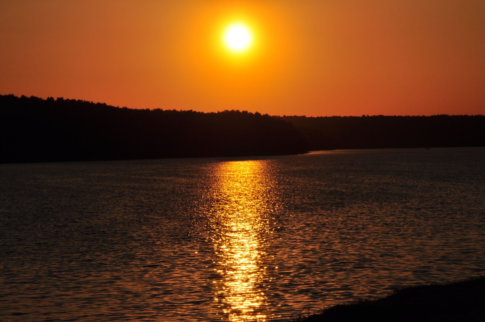 Nikon D5000 sample photo. Sunset, lagoon, evening photography