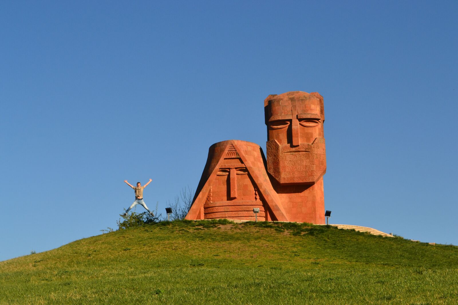 Nikon D3100 sample photo. Stele, nagorno-karabakh, stepanakert photography