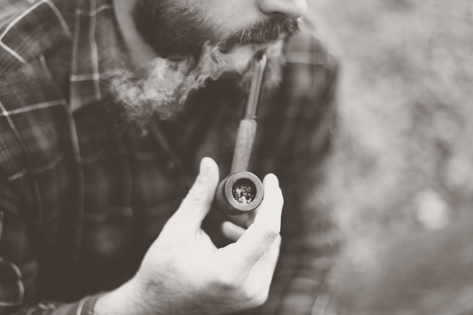 Canon EOS 5D Mark II sample photo. Grayscale, photo, of, man photography