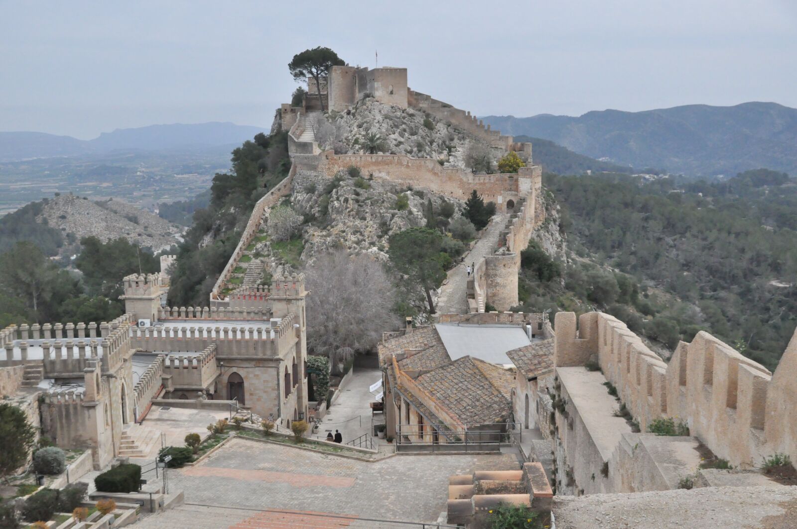 Nikon D5000 sample photo. Xativa castle, valencia comunitat photography