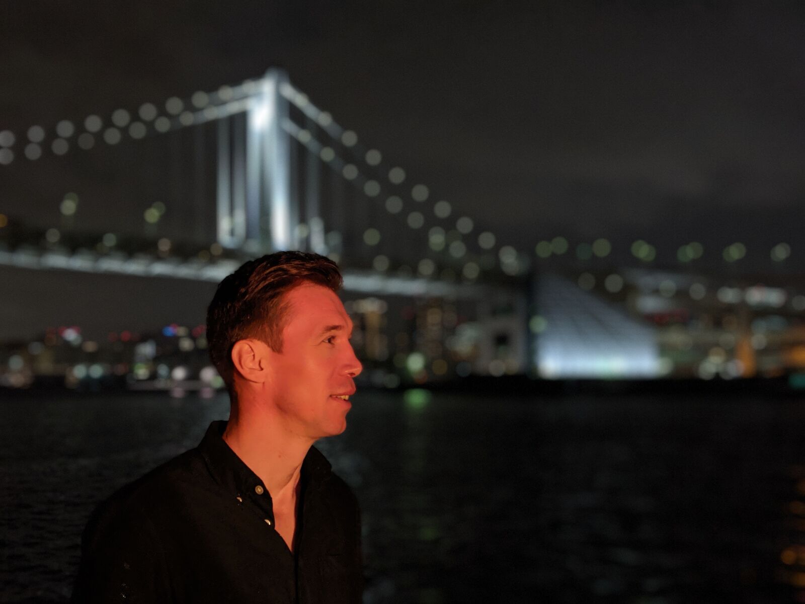Google Pixel 3 sample photo. Tokyo bay, samurai cruise photography