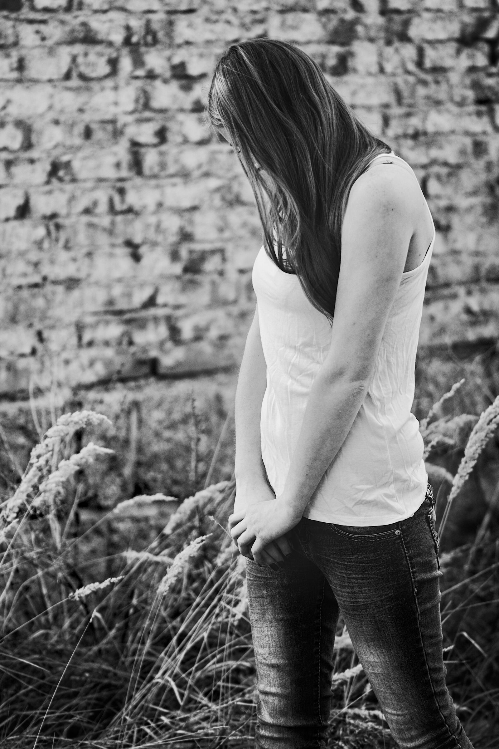 Nikon D5500 sample photo. Girl, woman, lonely photography