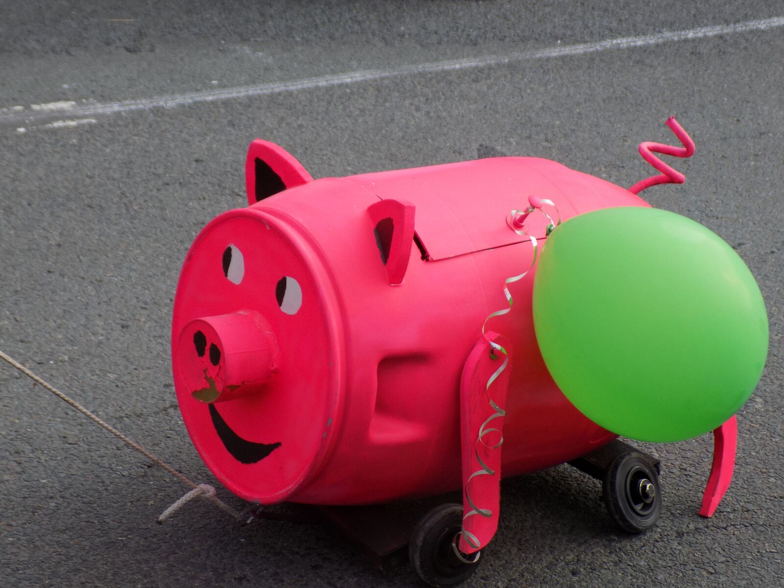 Nikon COOLPIX L340 sample photo. Pageant, pig, pink photography