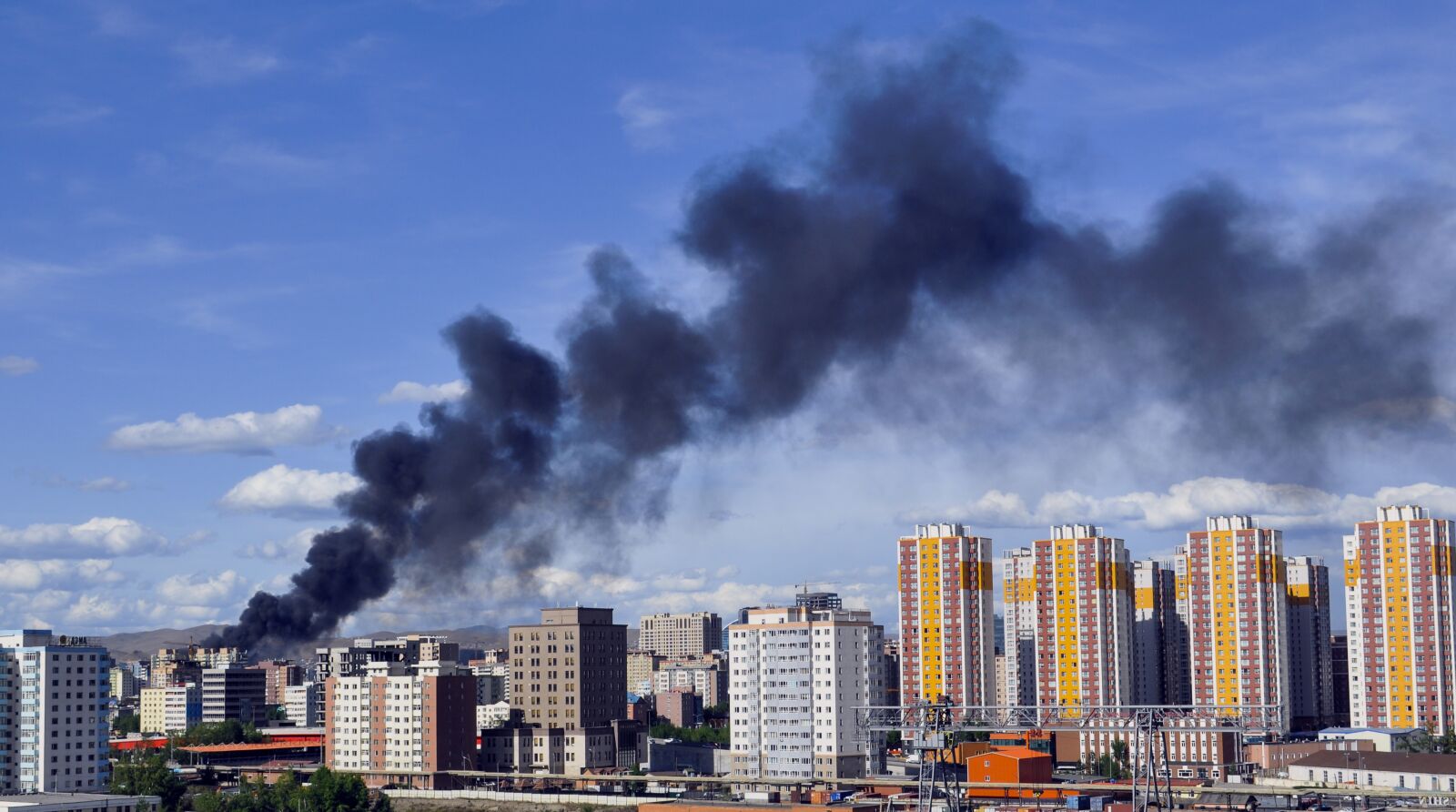 Nikon D90 sample photo. Fire, city, building photography