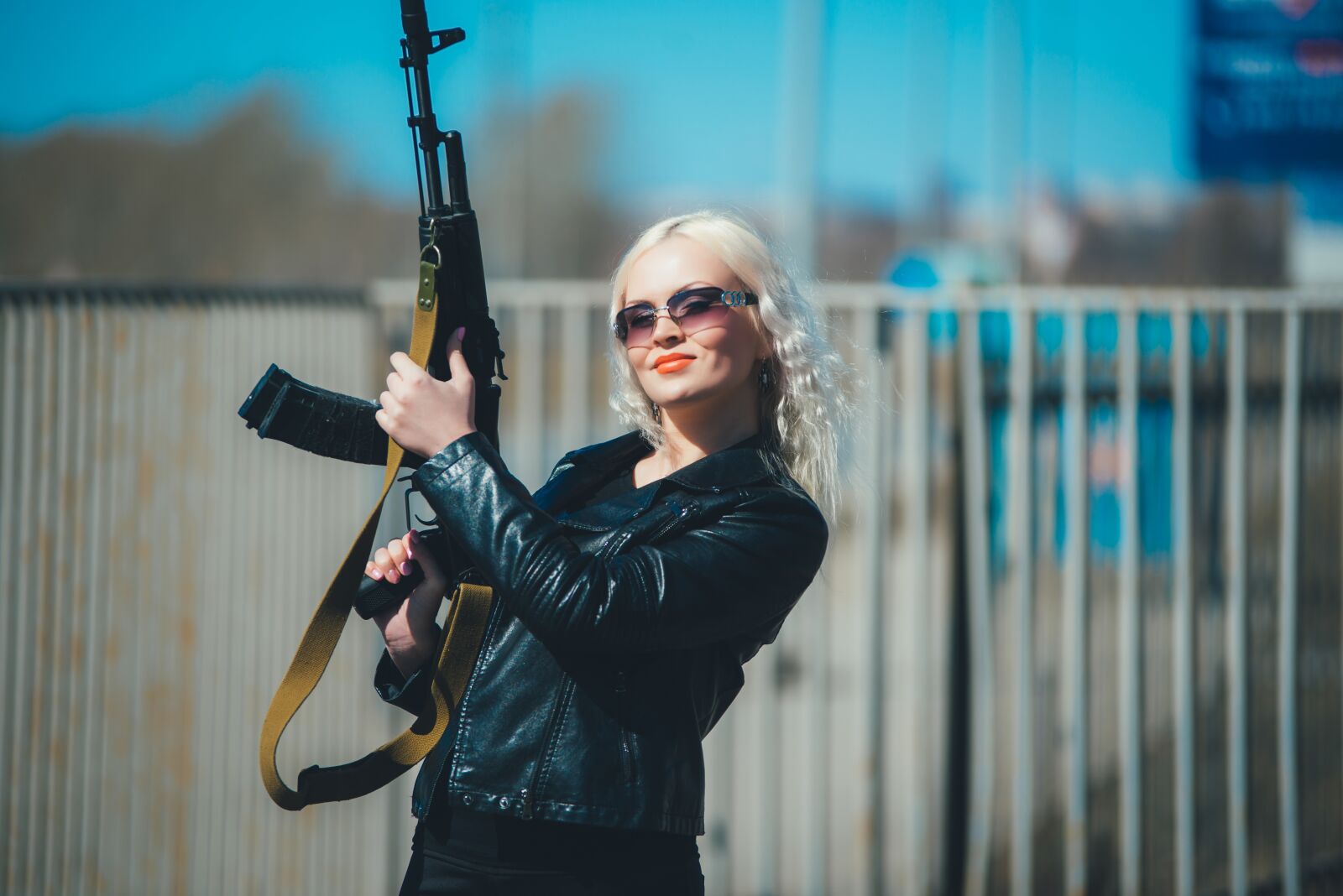 Nikon D800 sample photo. Cool blonde, girl with photography