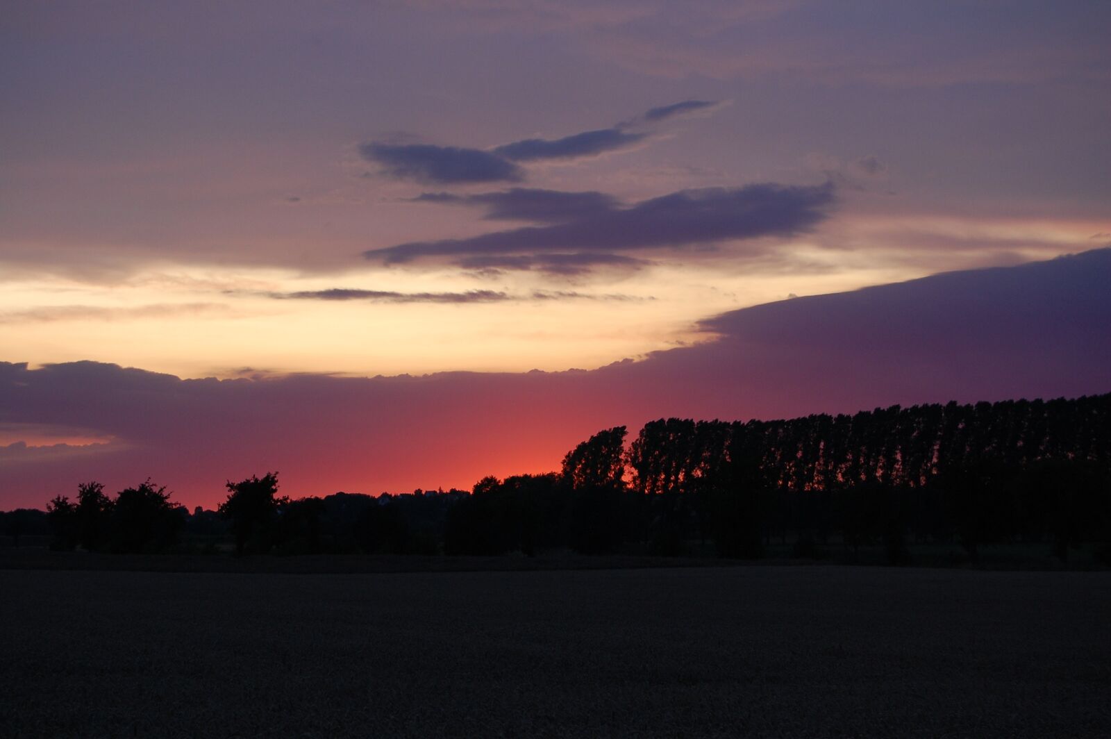 Nikon D40 sample photo. Sunset, sky, landscape photography