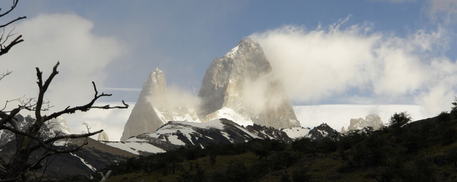 Sony DSC-R1 sample photo. Argentina, fitz roy, mountains photography