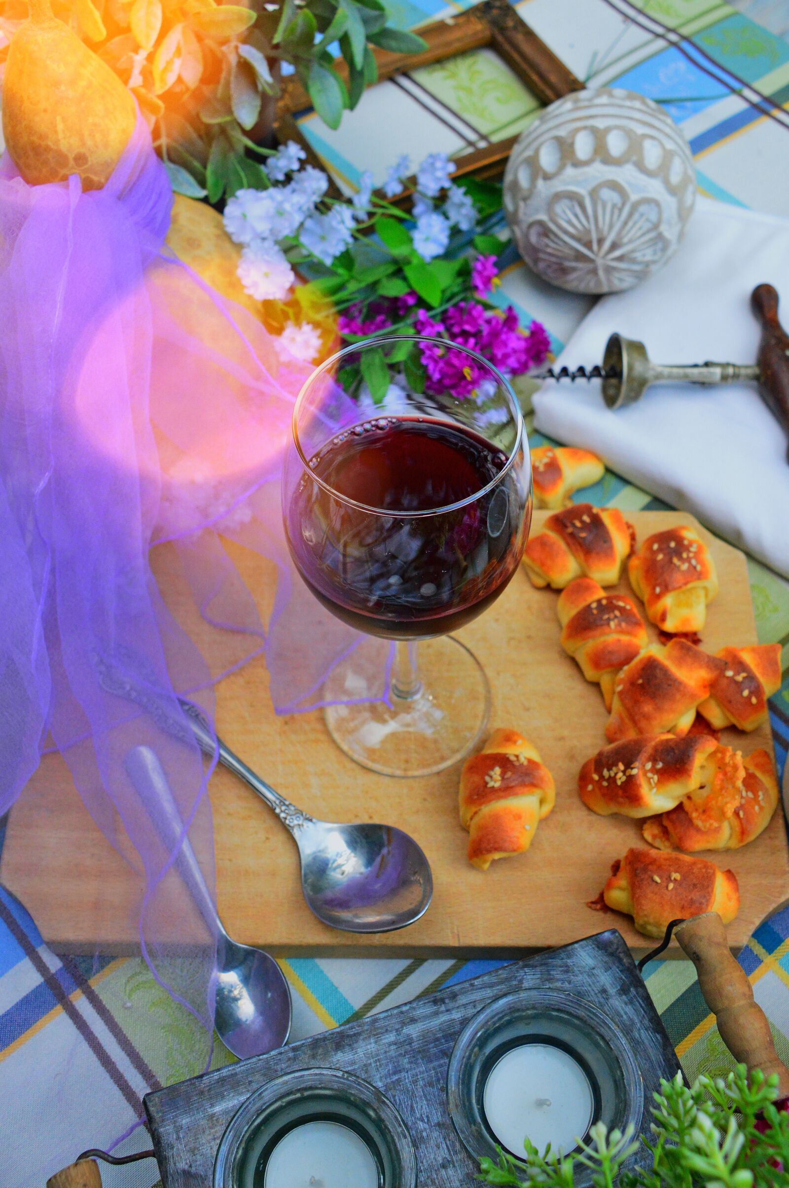 Nikon D3200 sample photo. Celebration, glass, flower photography