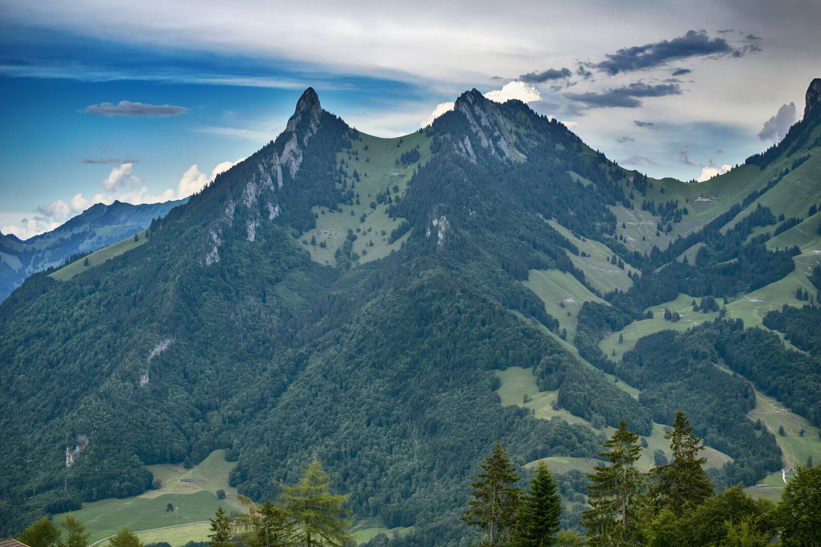 Nikon D3300 sample photo. Mountain, clouds, panorama photography
