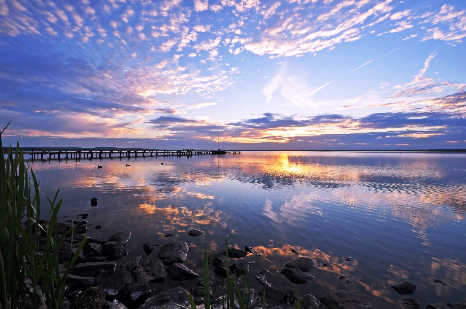 Nikon D90 sample photo. Steinhuder sea, autumn, lake photography