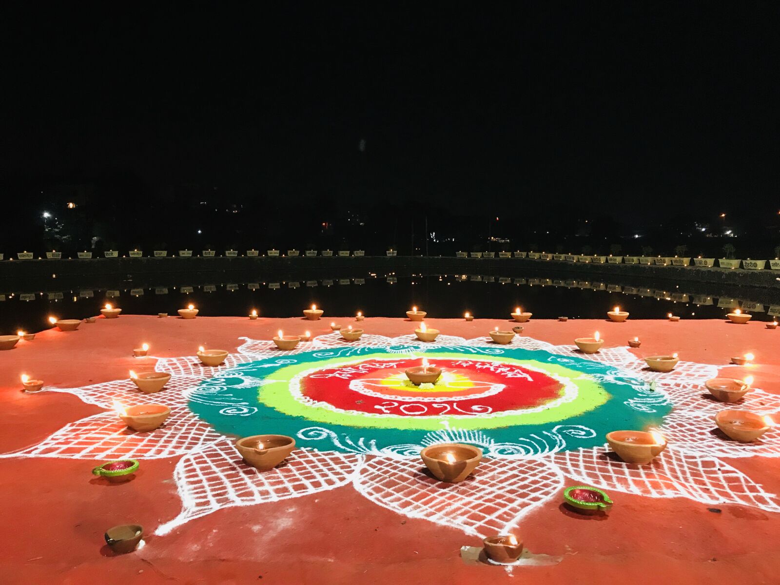 iPhone 7 Plus back dual camera 3.99mm f/1.8 sample photo. Diwali, diya, hindu photography