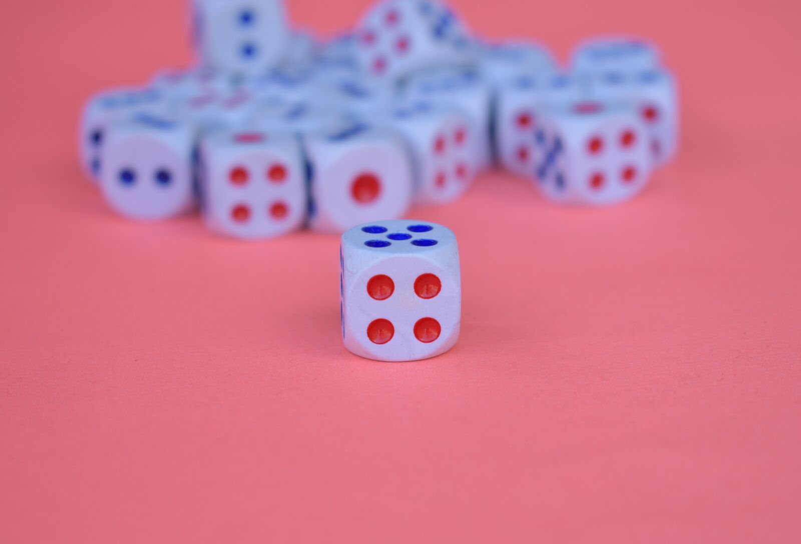 Nikon D3400 sample photo. Dice, cube, dices photography